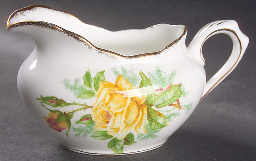 Tea Rose Yellow Mini Creamer by Royal Albert-1