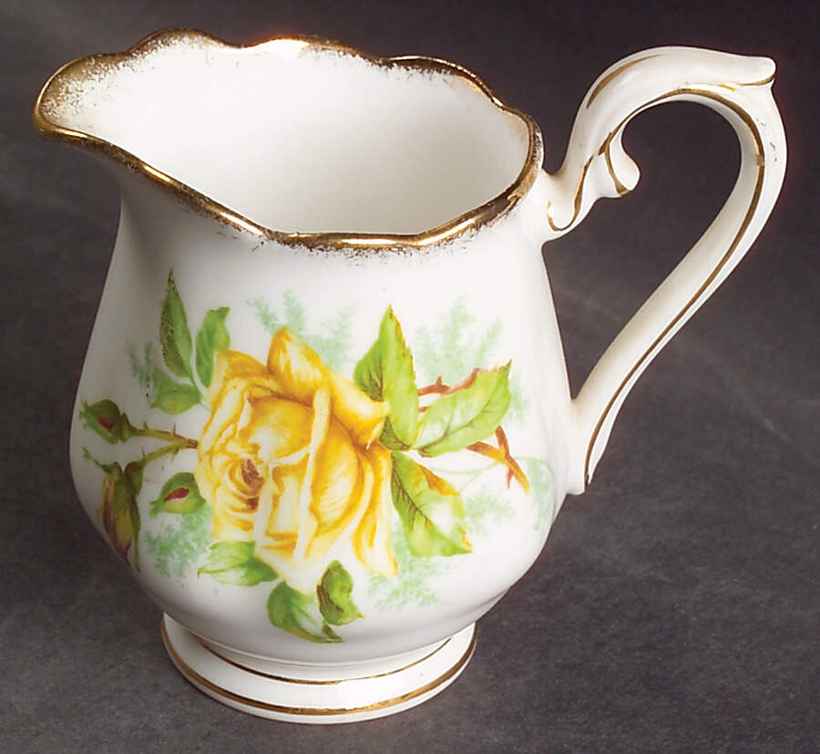 Tea Rose Yellow Mini Creamer by Royal Albert-1