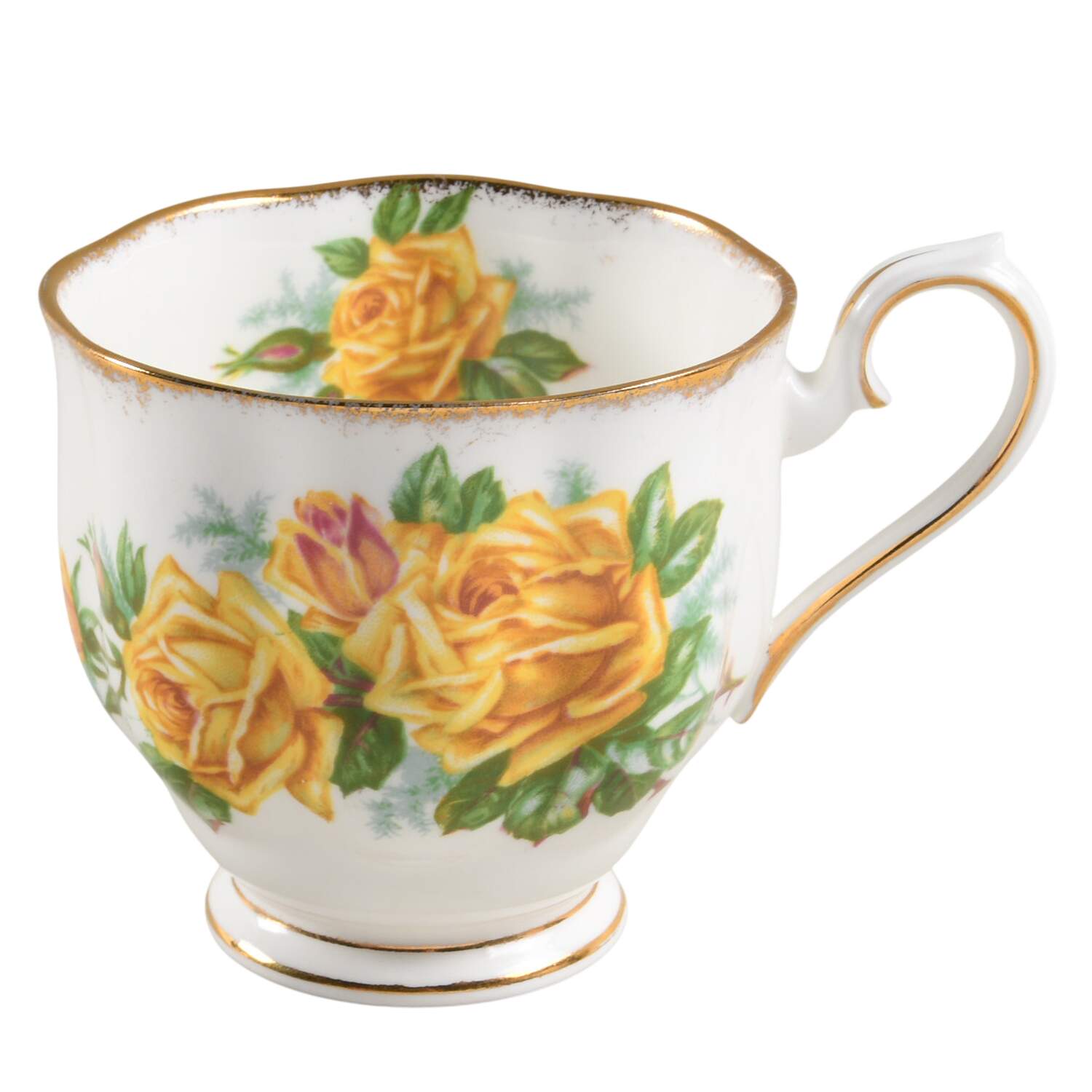 Tea Rose Yellow Footed Cup by Royal Albert-1