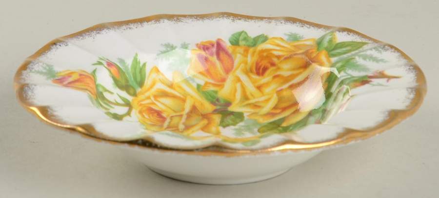 Tea Rose Yellow 4" Ashtray by Royal Albert-1