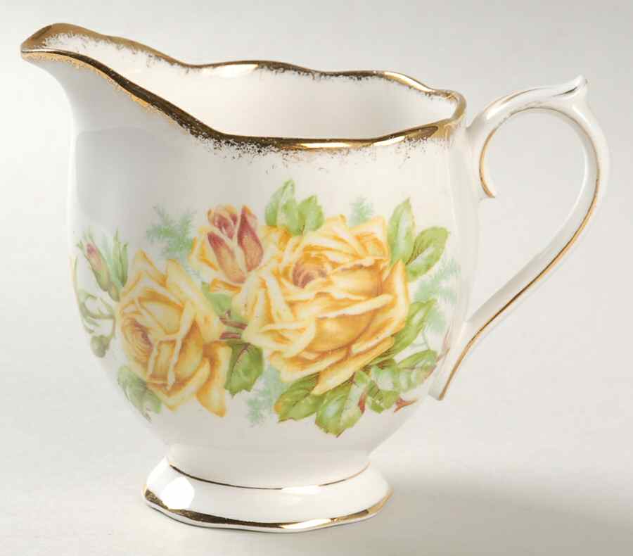 Tea Rose Yellow Creamer by Royal Albert-1