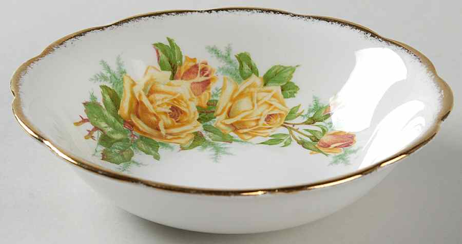 Tea Rose Yellow Coupe Cereal Bowl by Royal Albert-1