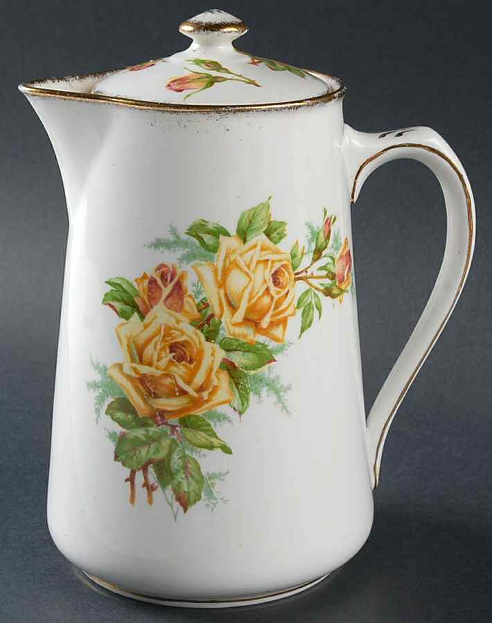 Tea Rose Yellow Hot Water Jug & Lid by Royal Albert-1