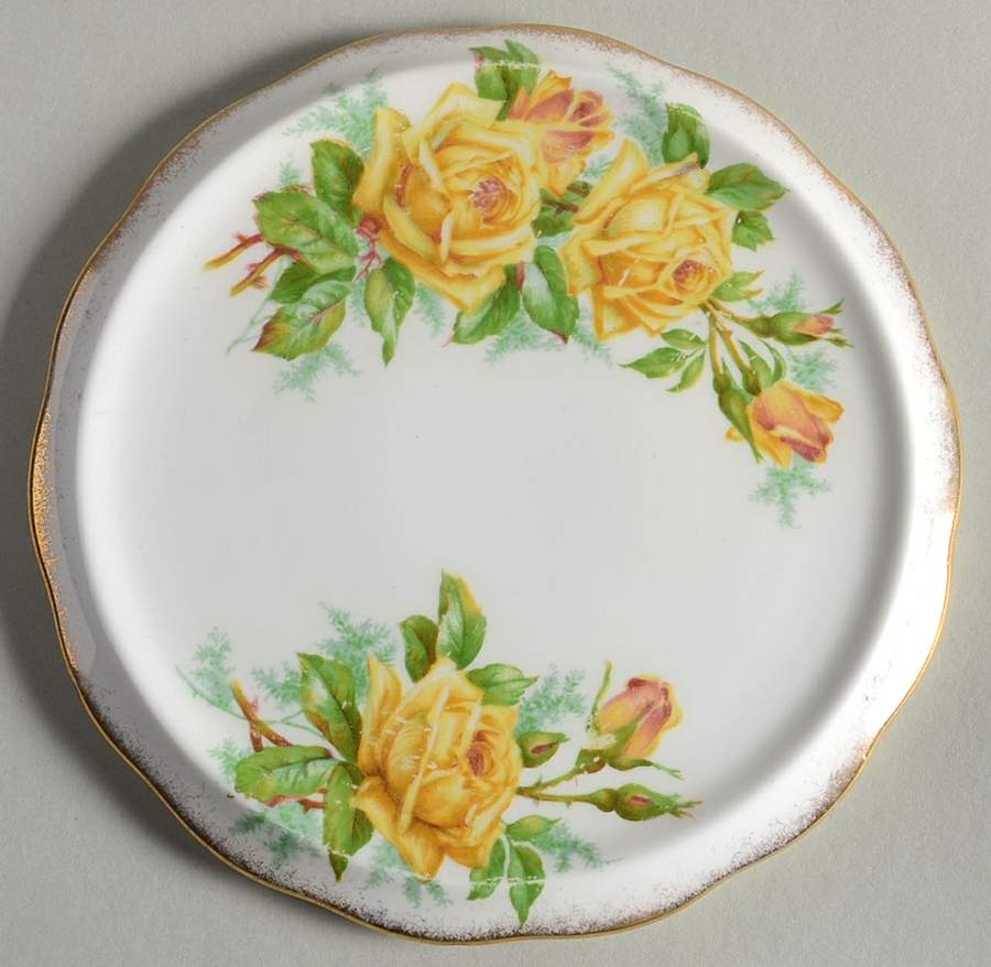 Tea Rose Yellow Tea Tile by Royal Albert-1