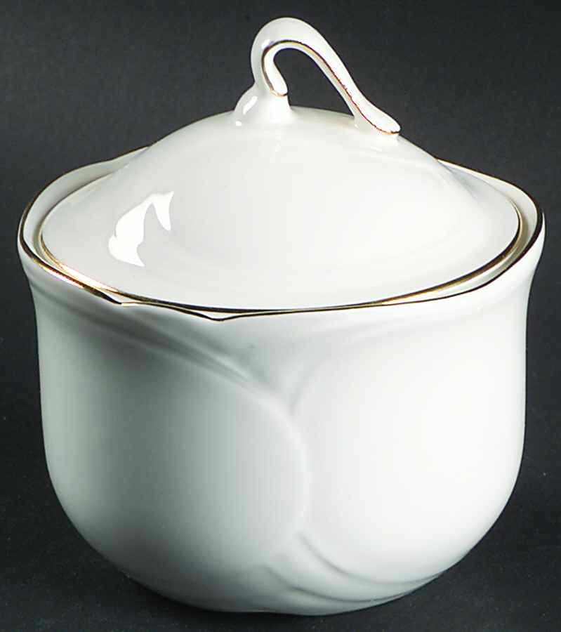 Tiara Sugar Bowl & Lid by Royal Albert-1