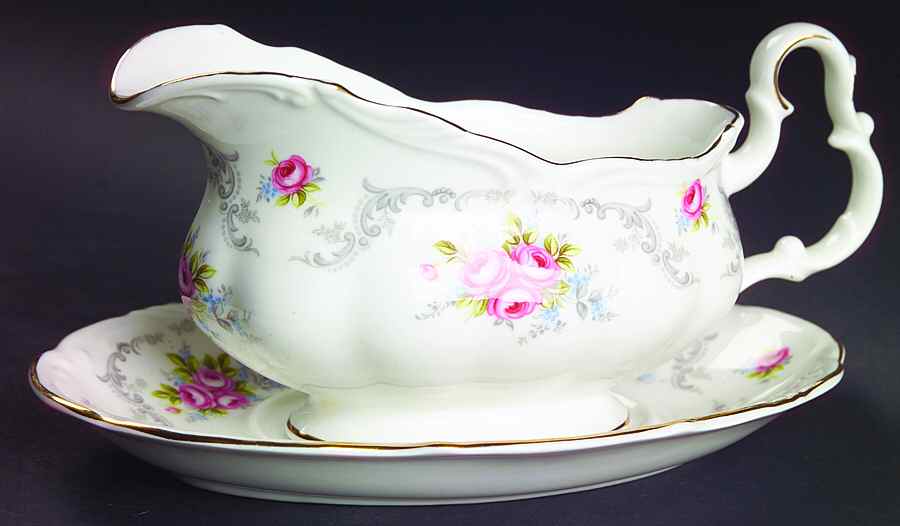 Tranquillity Gravy Boat & Underplate by Royal Albert-1