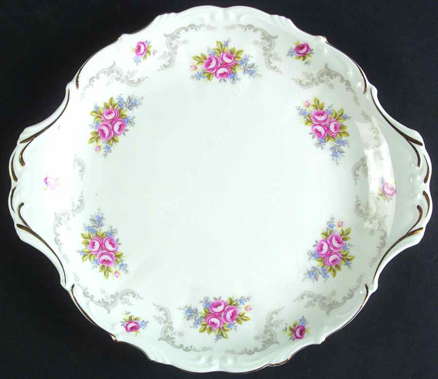 Tranquillity Handled Cake Plate by Royal Albert-1