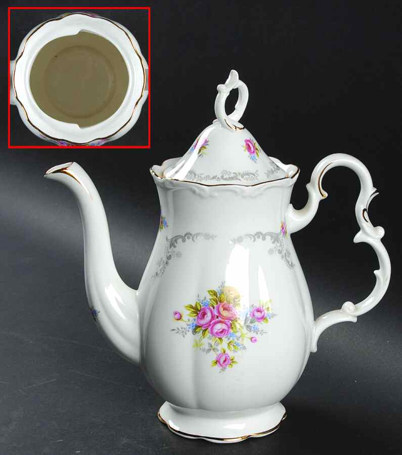 Tranquillity Small Coffee Pot & Lid by Royal Albert-1