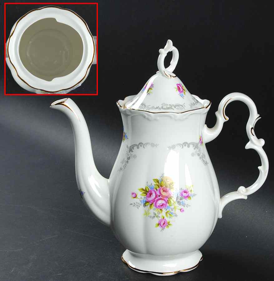 Tranquillity Coffee Pot & Lid by Royal Albert-1