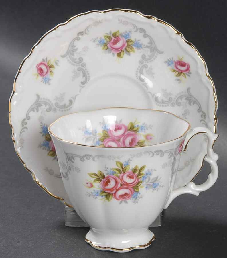 Tranquillity Footed Demitasse Cup & Saucer Set by Royal Albert-1