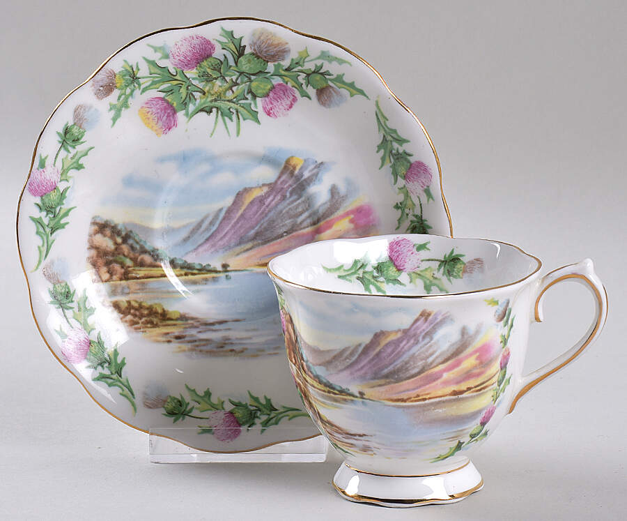 Traditional British Songs Footed Cup & Saucer Set by Royal Albert-1