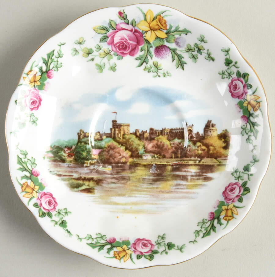Traditional British Songs Saucer for Footed Cup by Royal Albert-1