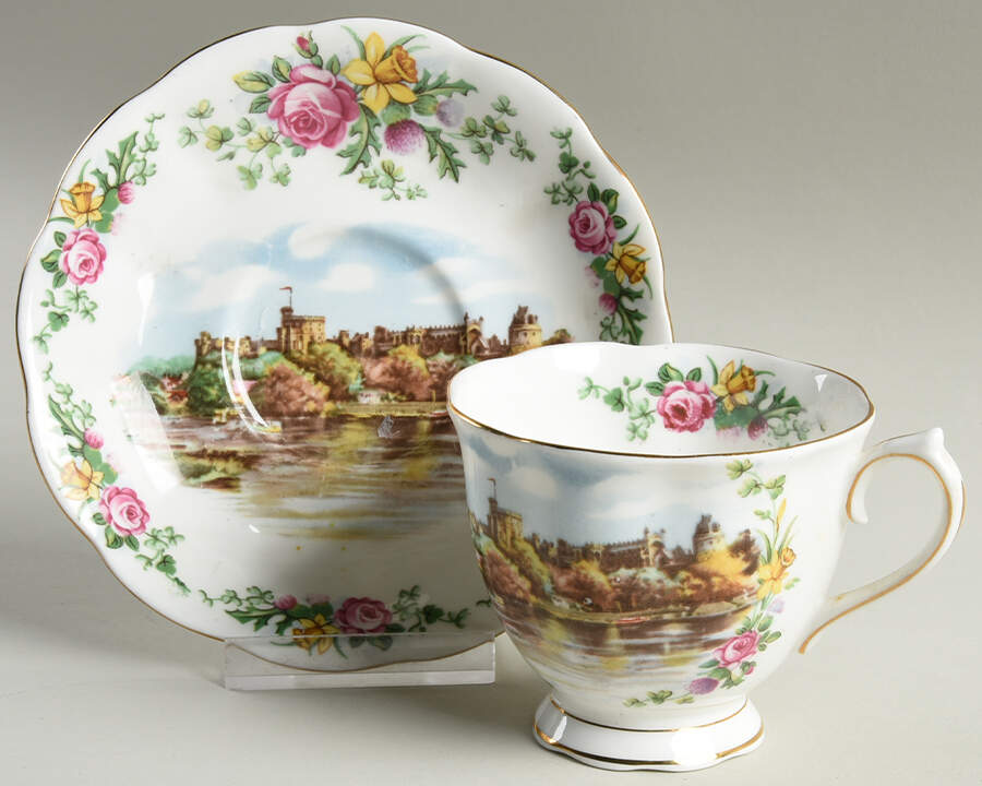 Traditional British Songs Footed Cup & Saucer Set by Royal Albert-1