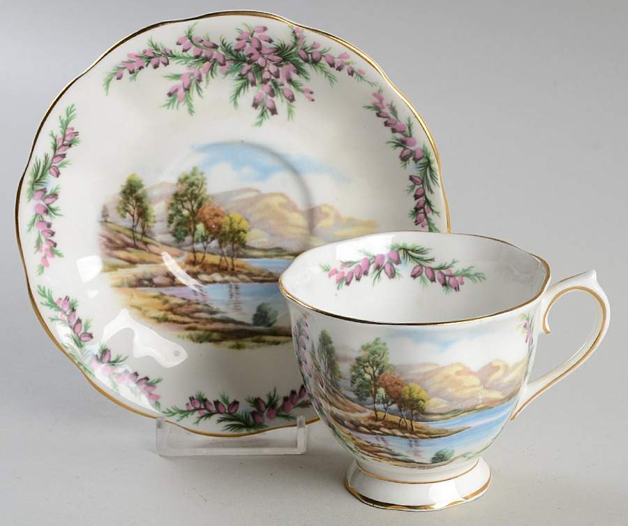 Traditional British Songs Footed Cup & Saucer Set by Royal Albert-1