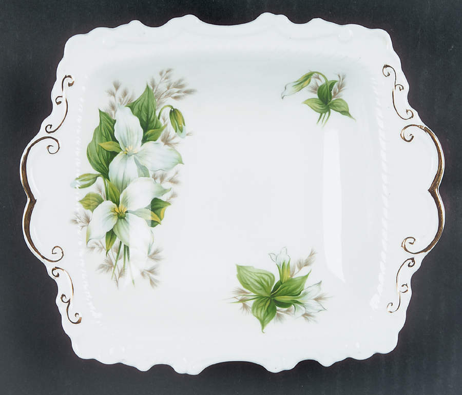 Trillium Small Square Sweet Meat Dish by Royal Albert-1