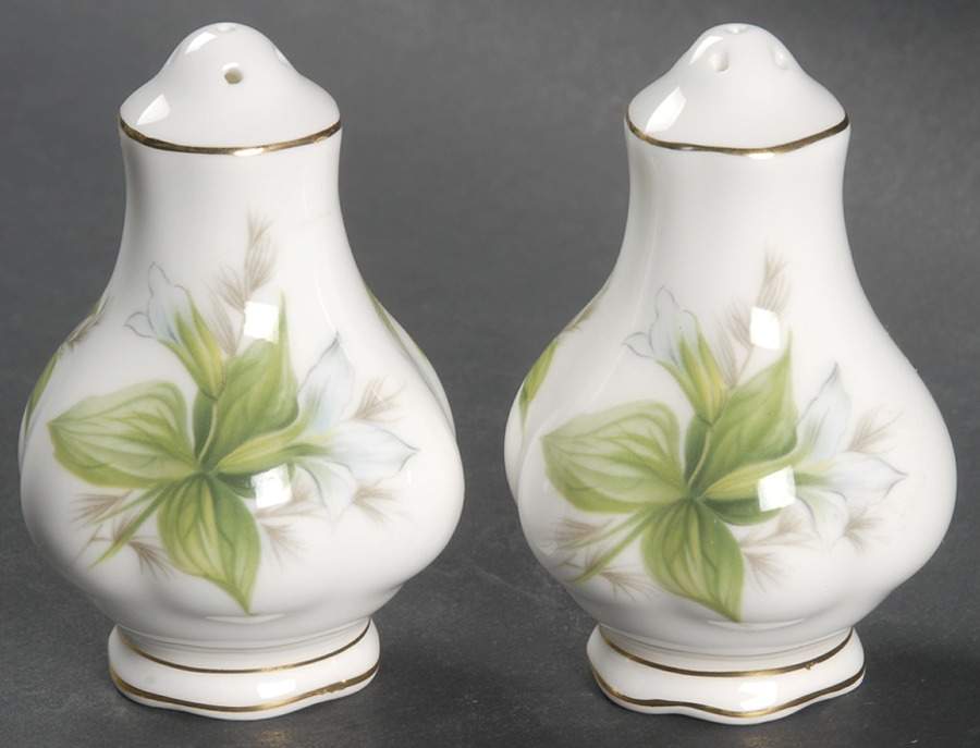 Trillium Salt & Pepper Set by Royal Albert-1