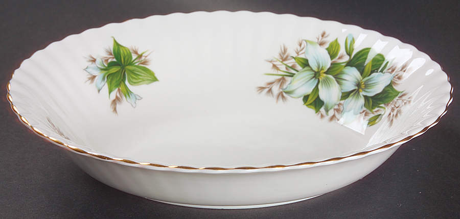 Trillium 9" Oval Vegetable Bowl by Royal Albert-1