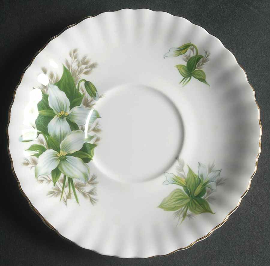 Trillium Saucer for Cream Soup Bowl by Royal Albert-1