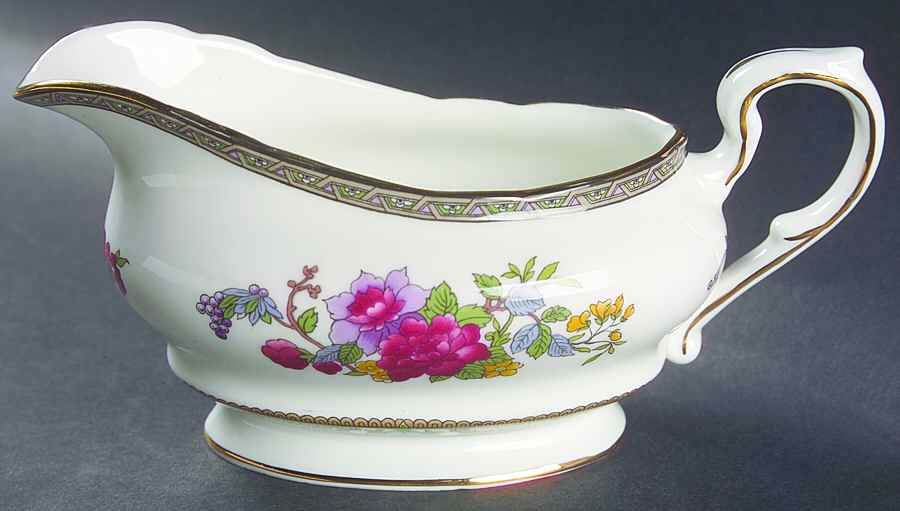 Tree of Kashmir Gravy Boat by Royal Albert-1