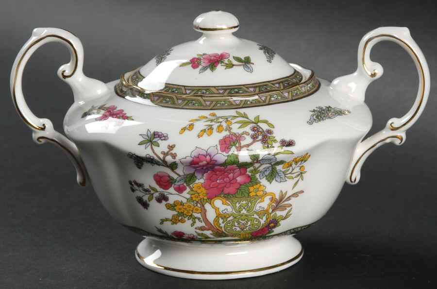 Tree of Kashmir Sugar Bowl & Lid by Royal Albert-1