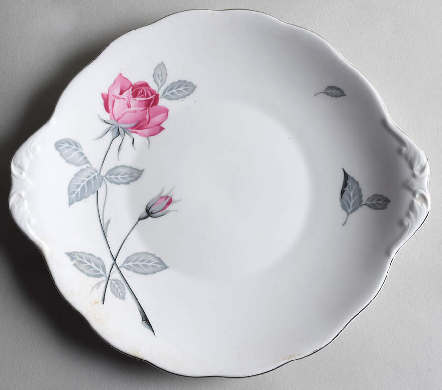 Trent Rose Handled Cake Plate by Royal Albert-1