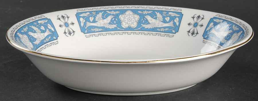 Tudor Rose 9" Oval Vegetable Bowl by Royal Albert-1