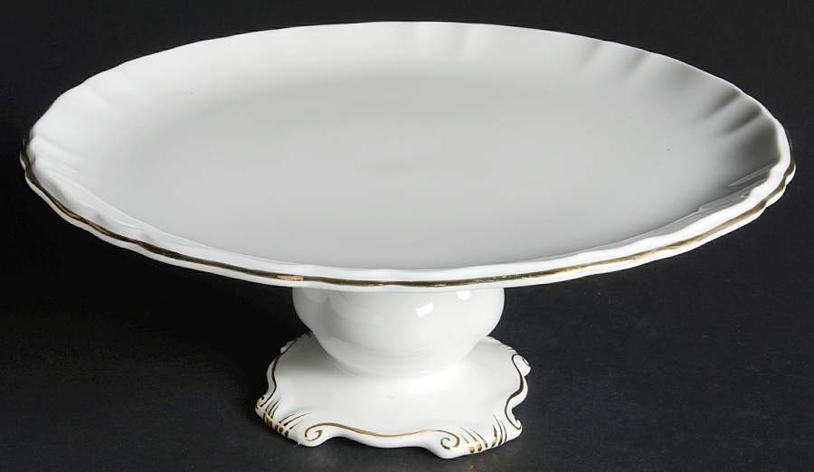 Val D'Or 9" Diameter Pedestal Cake Stand by Royal Albert-1