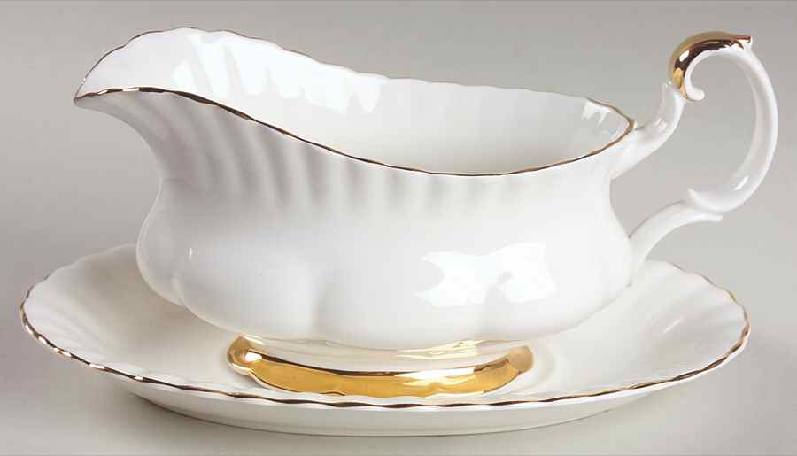 Val D'Or Gravy Boat & Underplate by Royal Albert-1