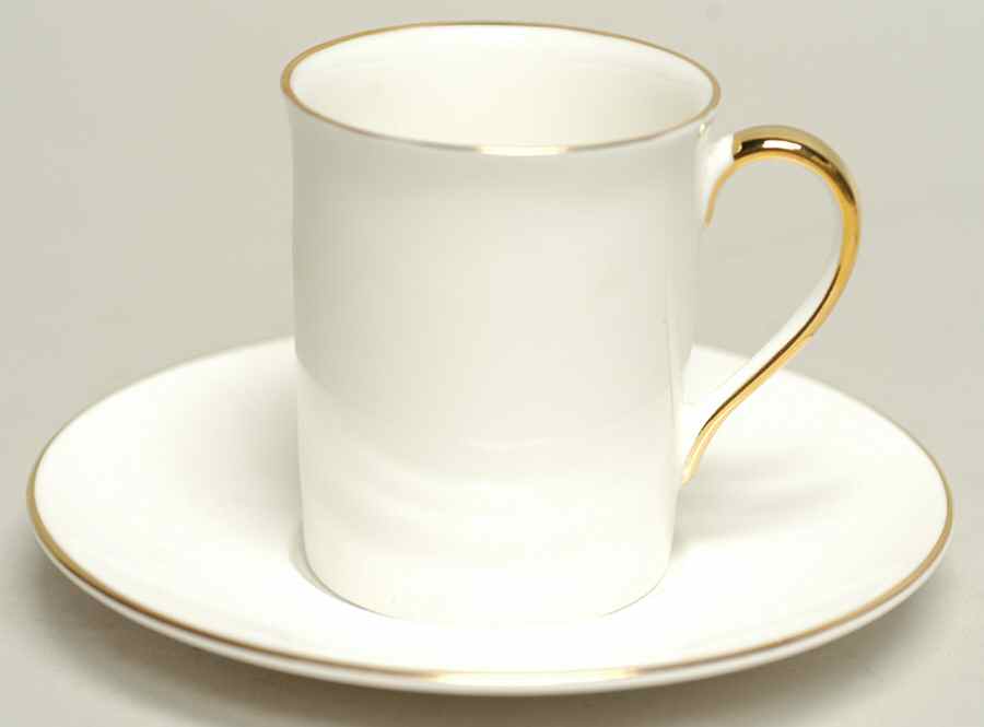 Val D'Or Flat Demitasse Cup & Saucer Set by Royal Albert-1
