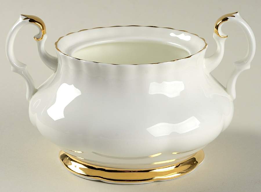 Val D'Or Sugar Bowl No Lid by Royal Albert-1