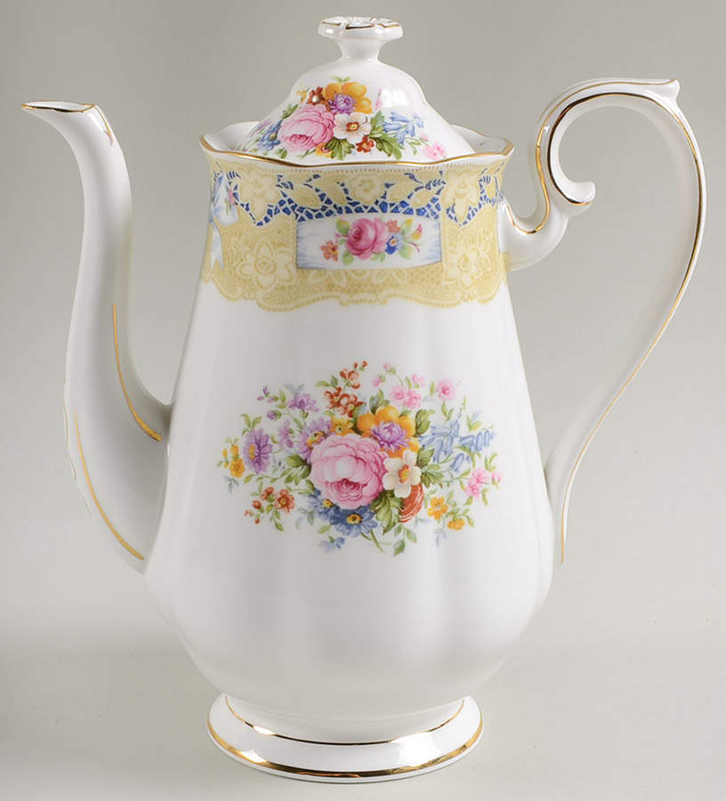 Valentine Coffee Pot & Lid by Royal Albert-1
