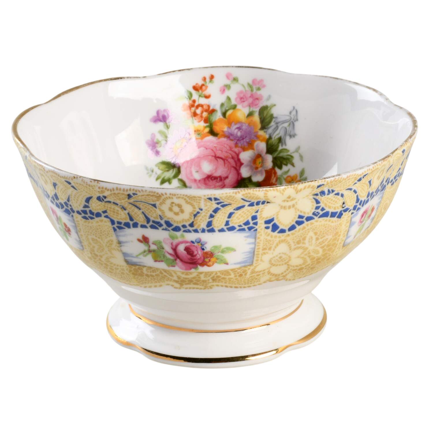 Valentine Open Sugar Bowl by Royal Albert-1