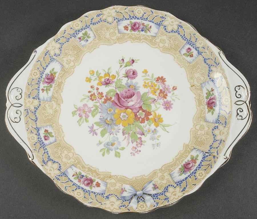 Valentine Handled Cake Plate by Royal Albert-1