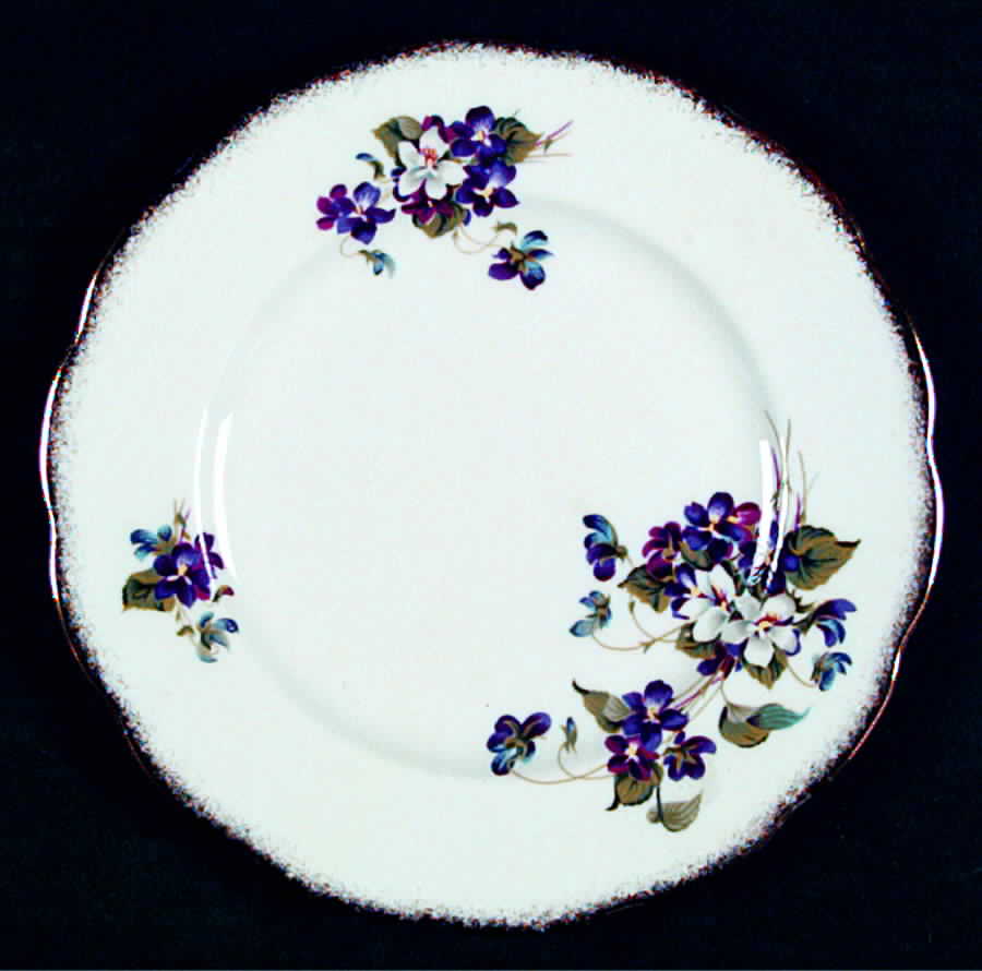 Violets For Love Salad Plate by Royal Albert-1