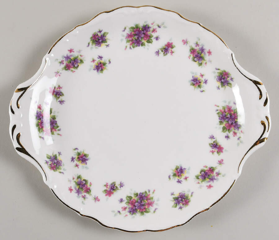 Violetta Handled Cake Plate by Royal Albert-1