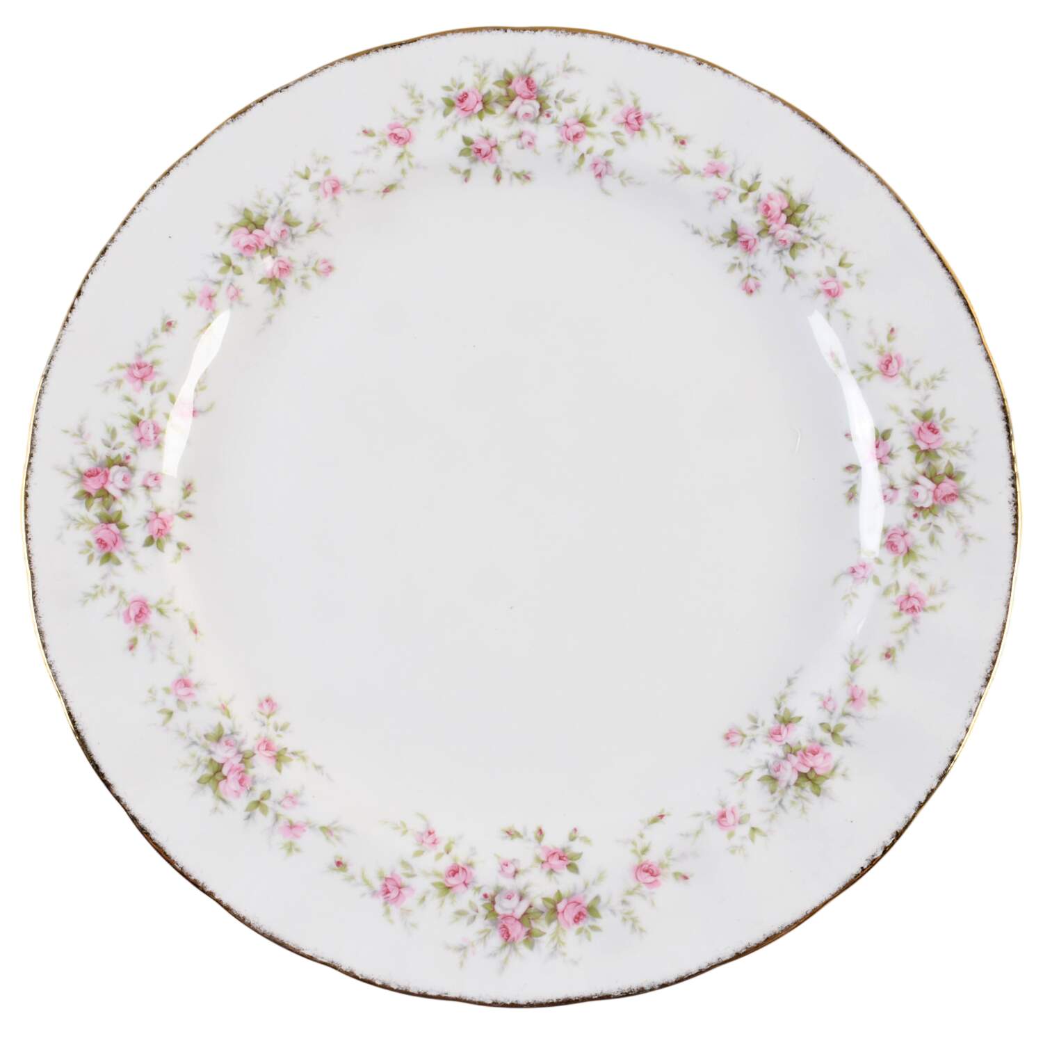Victoriana Rose (Elizabeth Shape) Chop Plate (Round Platter) by Royal Albert-1