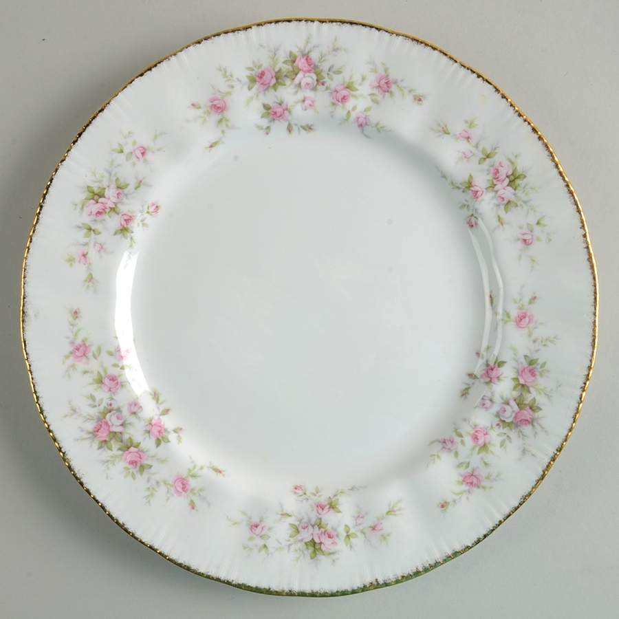 Victoriana Rose (Elizabeth Shape) Dinner Plate by Royal Albert-1