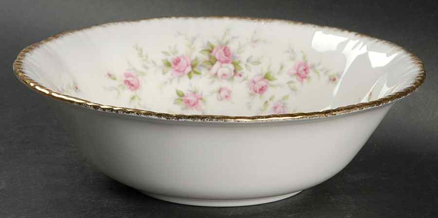 Victoriana Rose (Elizabeth Shape) Coupe Cereal Bowl by Royal Albert-1