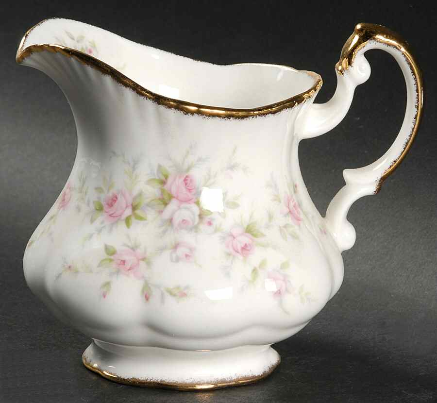 Victoriana Rose (Elizabeth Shape) Creamer by Royal Albert-1