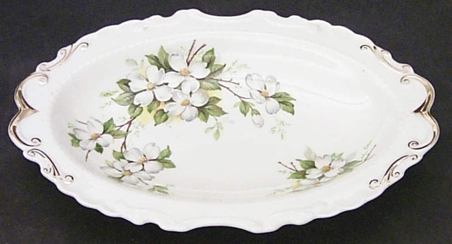 White Dogwood (Brushed Gold Grim Relish by Royal Albert-1