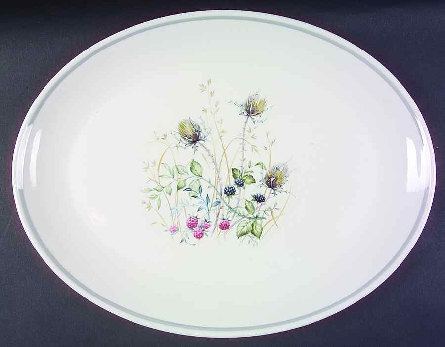 Wild Briar 16" Oval Serving Platter by Royal Albert-1