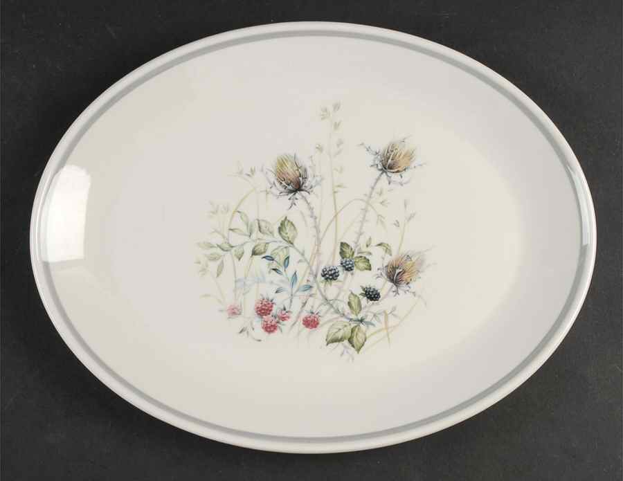 Wild Briar 13" Oval Serving Platter by Royal Albert-1