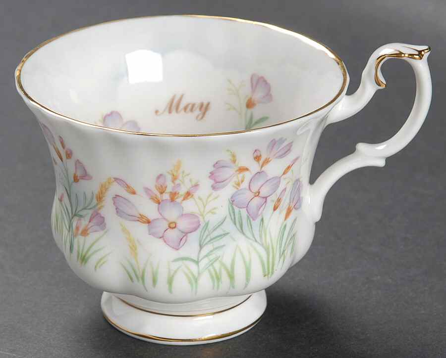Wild Flower of The Month Footed Cup by Royal Albert-1