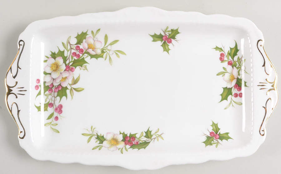 Winter Garden Large Sandwich Tray by Royal Albert-1