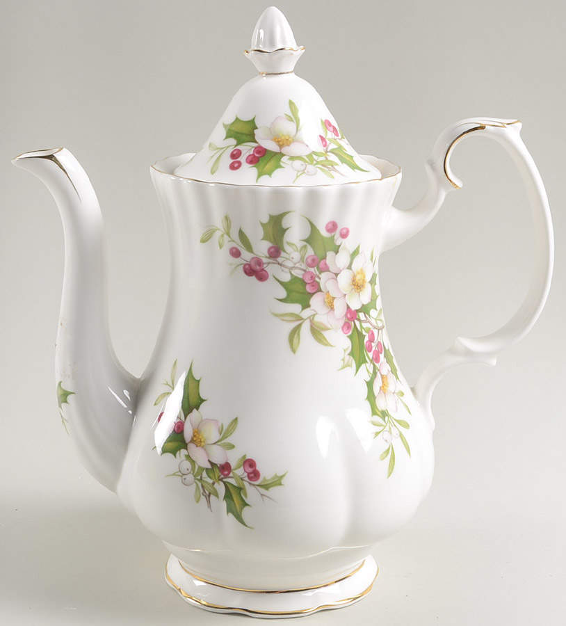 Winter Garden Coffee Pot & Lid by Royal Albert-1