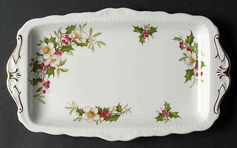 Winter Garden Large Sandwich Tray by Royal Albert-1