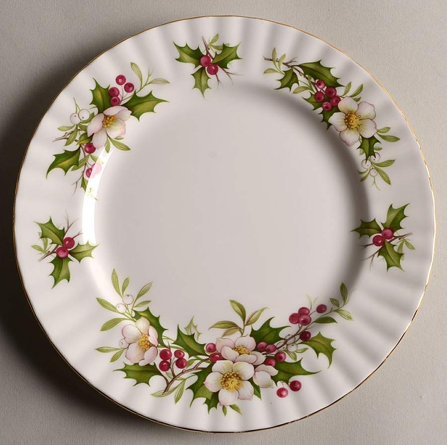 Winter Garden Salad Plate by Royal Albert-1