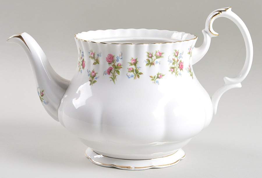 Winsome (White Background) Teapot No Lid by Royal Albert-1