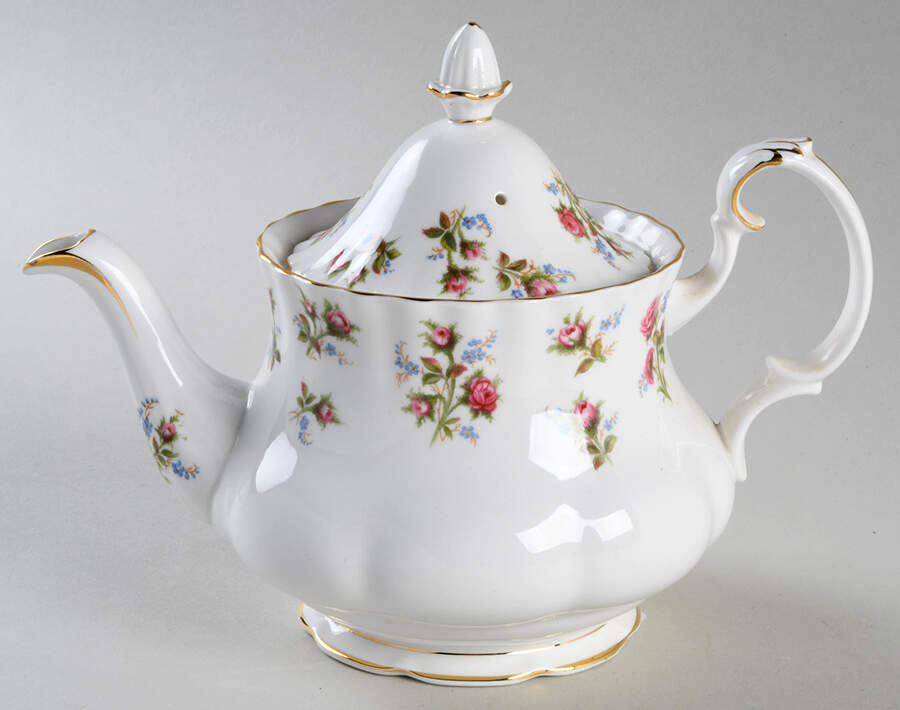 Winsome (White Background) Mini Teapot & Lid by Royal Albert-1