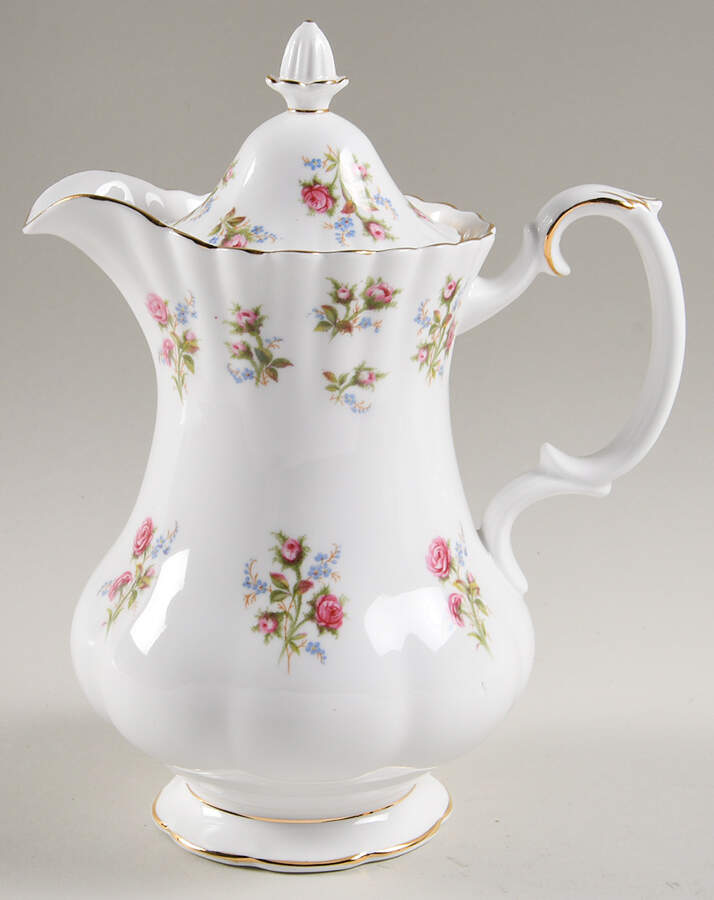 Winsome (White Background) Hot Water Jug & Lid by Royal Albert-1